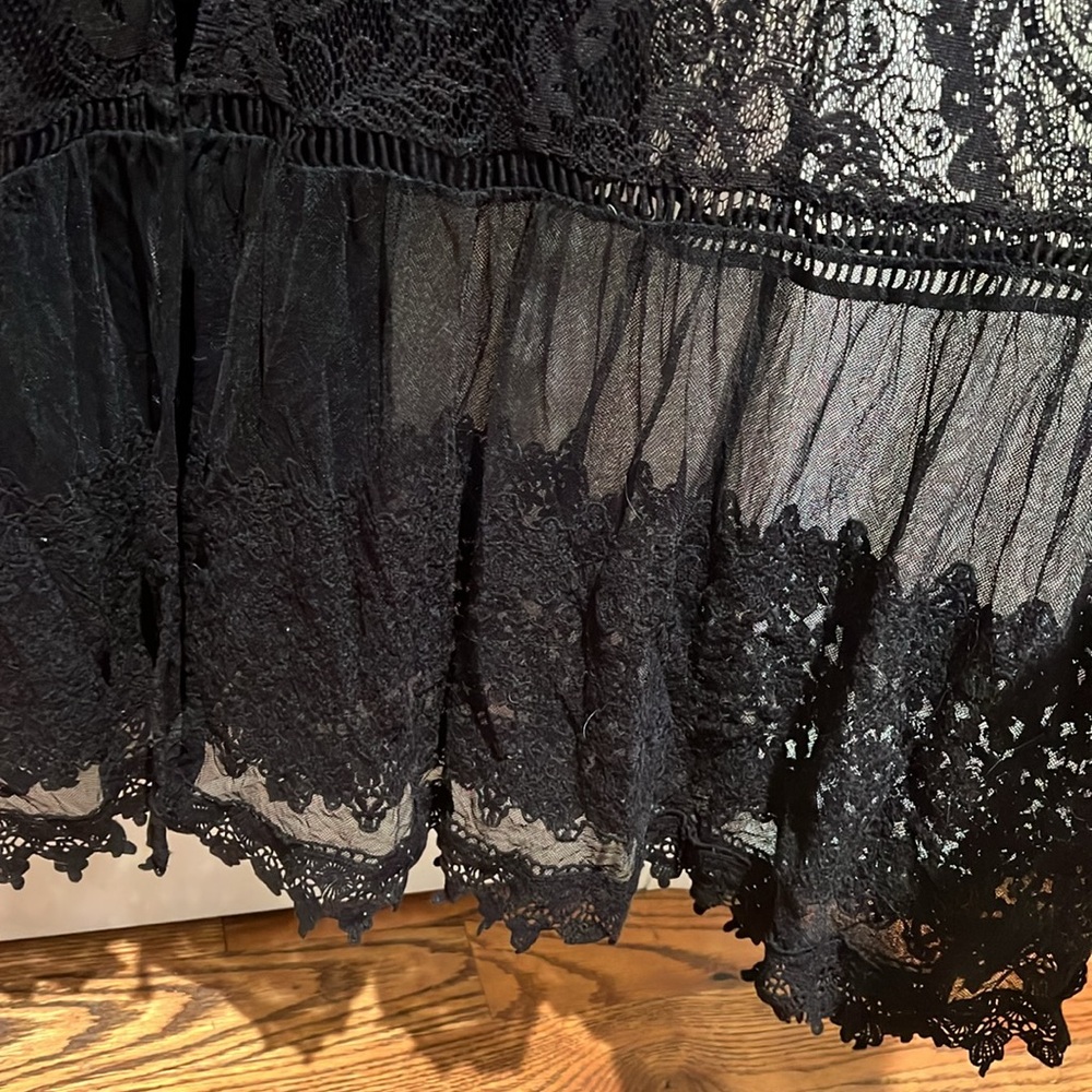 Torrid Elegant Black Lace Maxi Dress - Picture 4 of 4